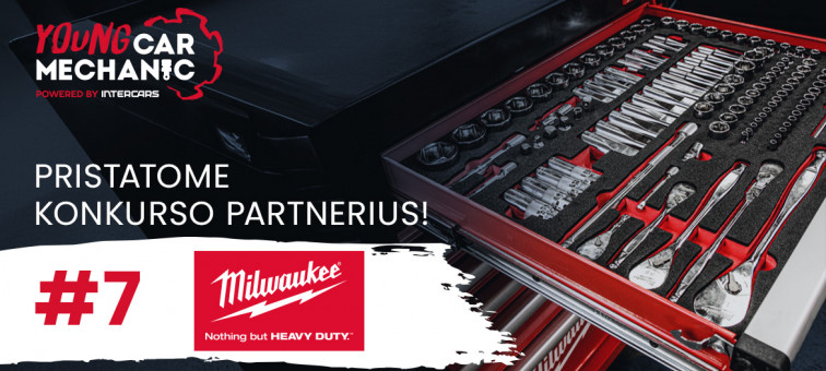 Konkurso "Young Car Mechanic" partneris: MILWAUKEE